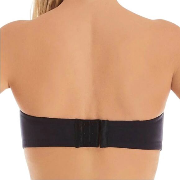 ^NWOT Wacoal 854372 Staying Power Wire Free Strapless Black Bra – 32D - Picture 2 of 5